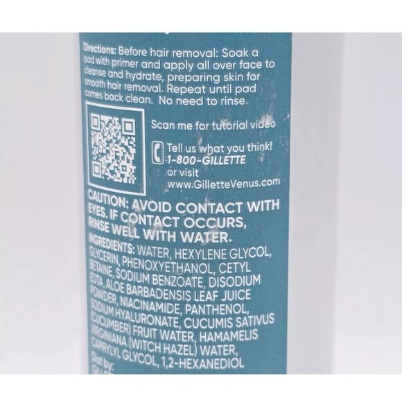 Gillette Venus Cleansing Primer & Hydration Serum for Facial Hair & Skin Care - Picture 7 of 11